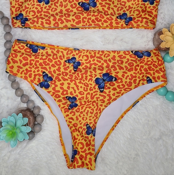 Shein Leopard Print Butterfly Bikini - Picture 6 of 8